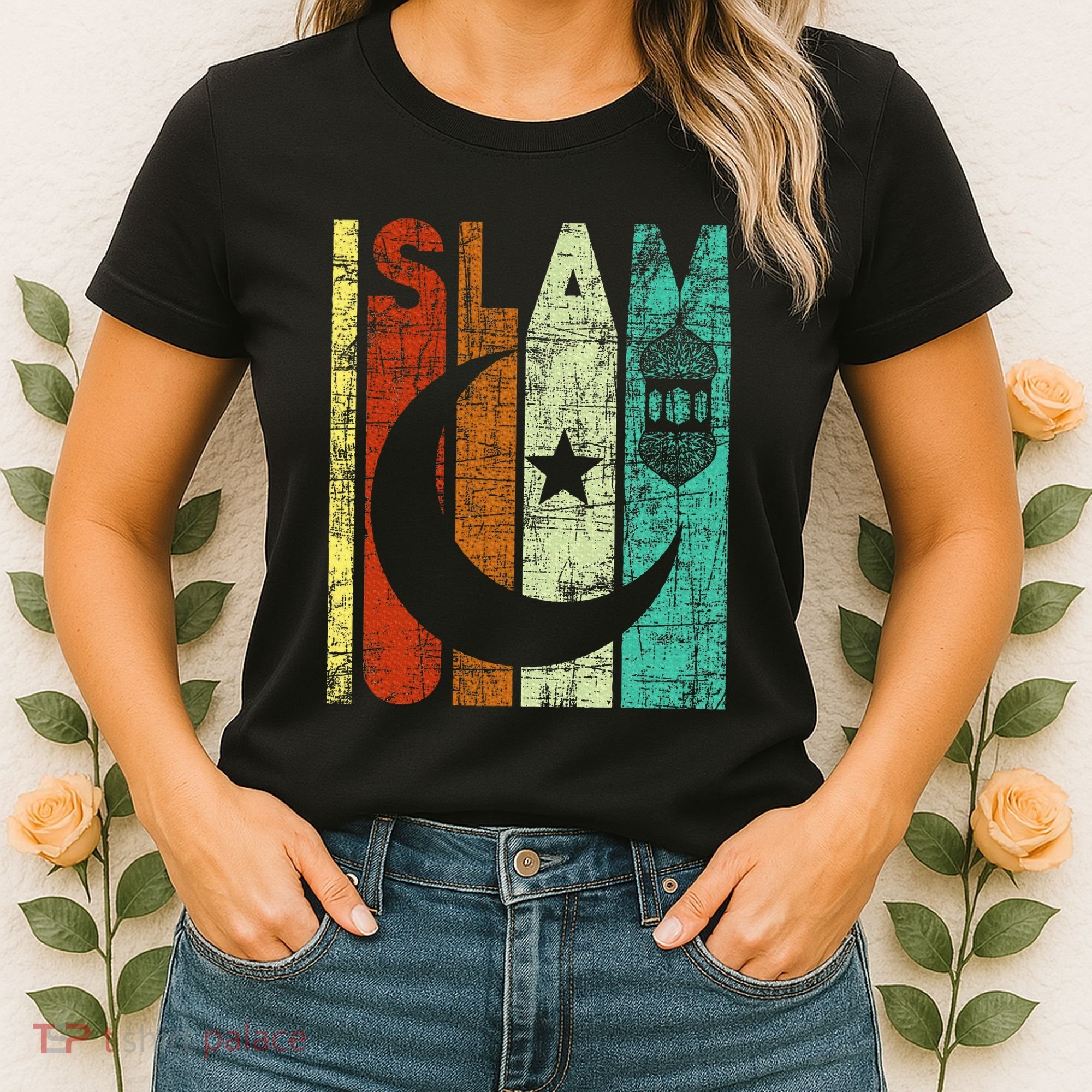 Islam Islamic Religion Allah Muslim Ramadan Arabic Women's T-Shirt