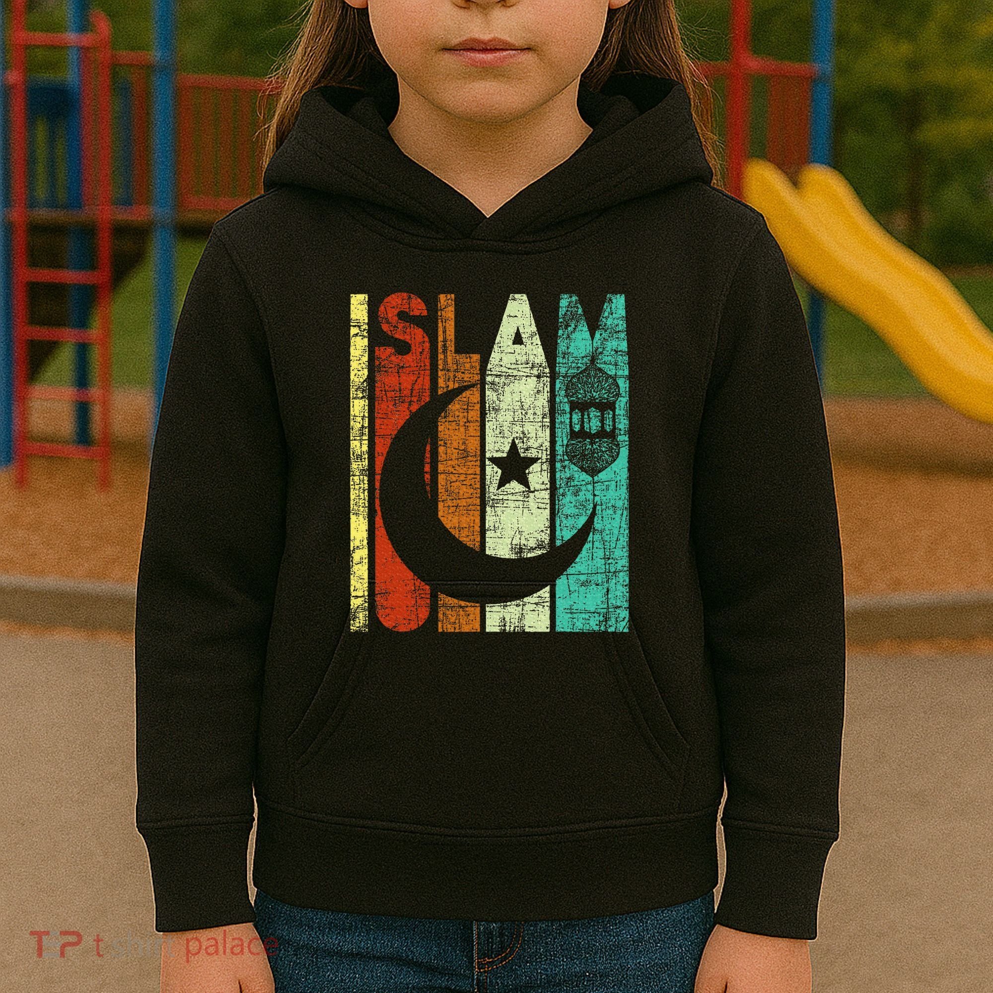 Islam Islamic Religion Allah Muslim Ramadan Arabic Kids Hoodie