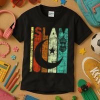 Islam Islamic Religion Allah Muslim Ramadan Arabic Kids T-Shirt thumb 3