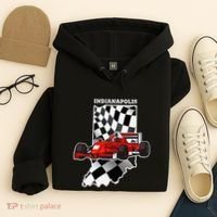 Indianapolis Indycar Racing Map Flag Hoodie thumb 4