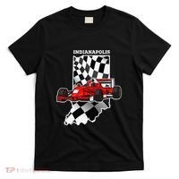 Indianapolis Indycar Racing Map Flag T-Shirt thumb 0