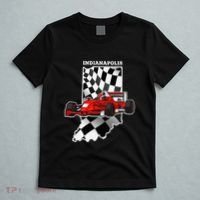 Indianapolis Indycar Racing Map Flag T-Shirt thumb 5