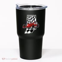 Indianapolis Indycar Racing Map Flag Tumbler thumb 0