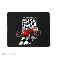 Indianapolis Indycar Racing Map Flag Mousepad thumb 0