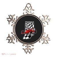 Indianapolis Indycar Racing Map Flag Ornament thumb 0