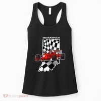 Indianapolis Indycar Racing Map Flag Women's Tank Top thumb 0