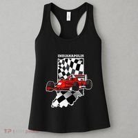 Indianapolis Indycar Racing Map Flag Women's Tank Top thumb 3