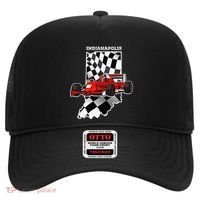 Indianapolis Indycar Racing Map Flag Hat thumb 0