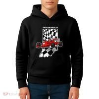 Indianapolis Indycar Racing Map Flag Kids Hoodie thumb 4