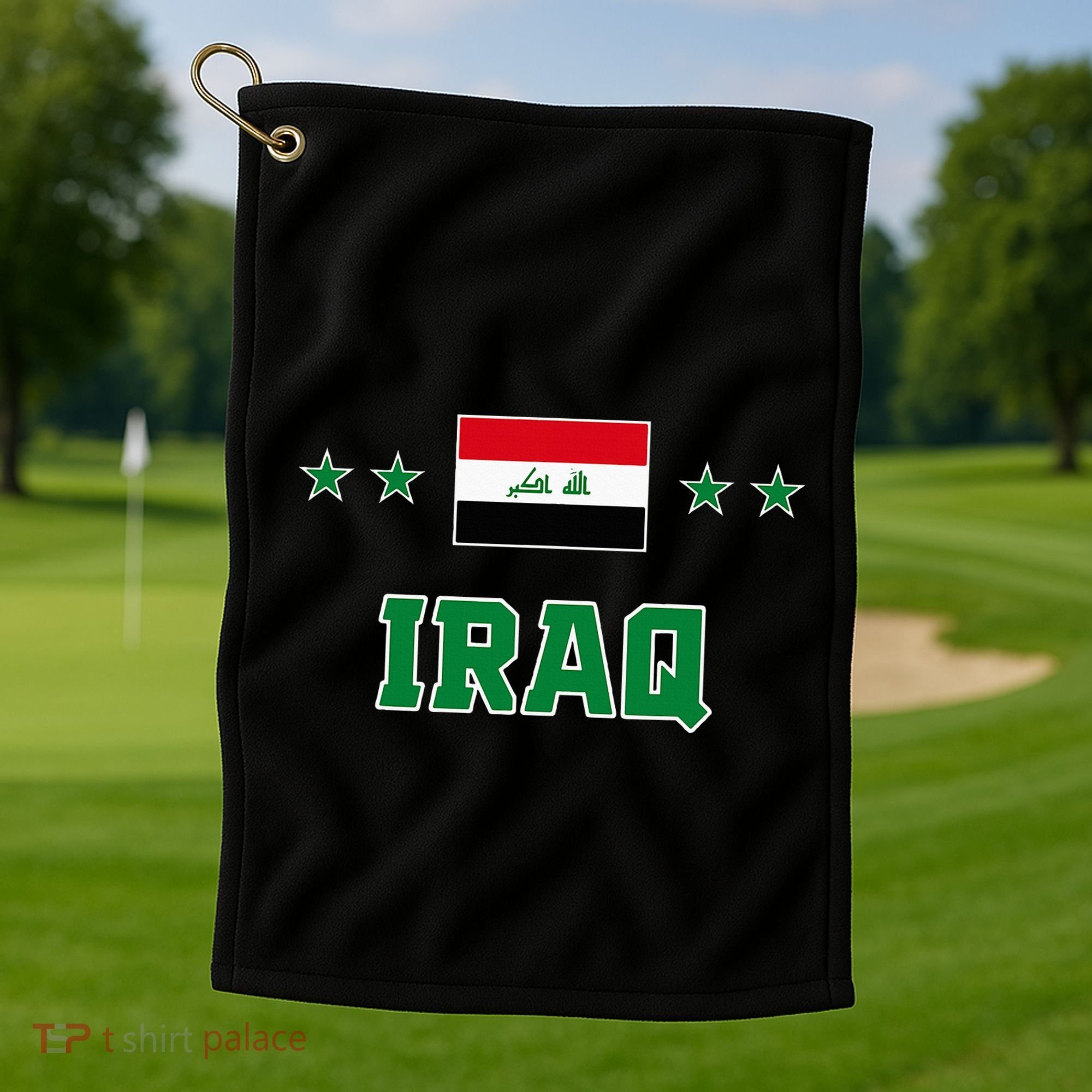 Iraq Golf Towel