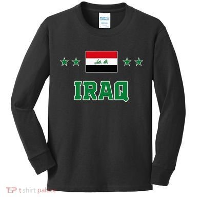 Iraq Kids Long Sleeve Shirt