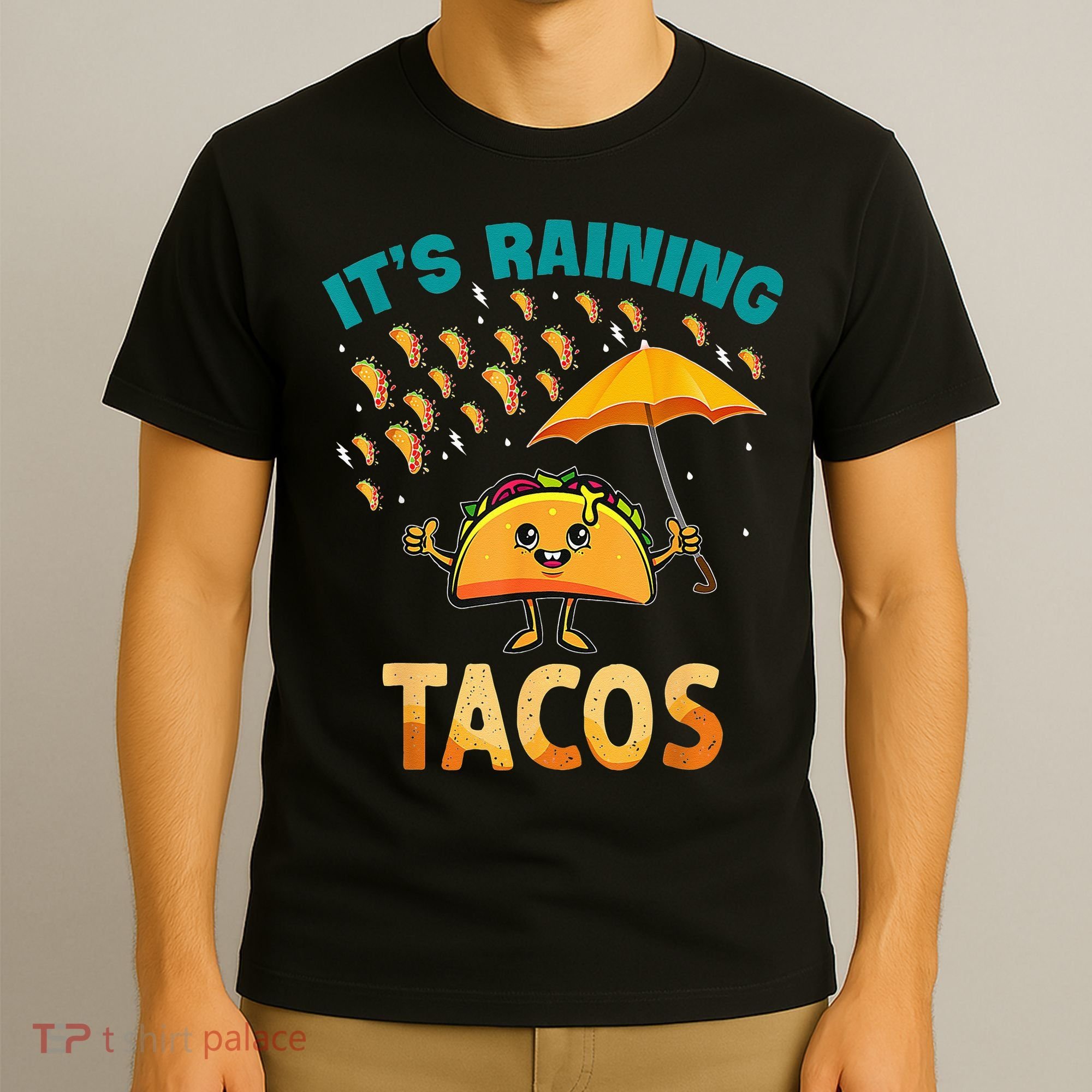 It Is Raining Tacos Funny Taco Kids T-Shirt