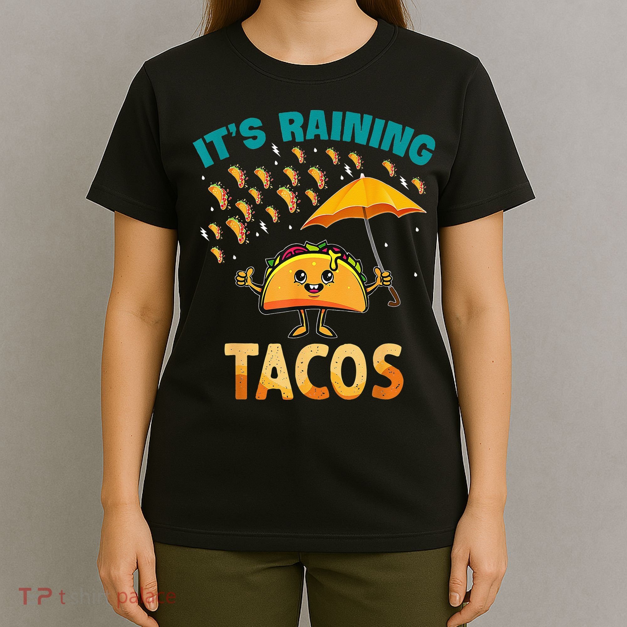 It Is Raining Tacos Funny Taco Kids T-Shirt