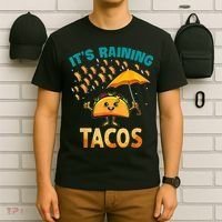 It Is Raining Tacos Funny Taco Kids T-Shirt thumb 6