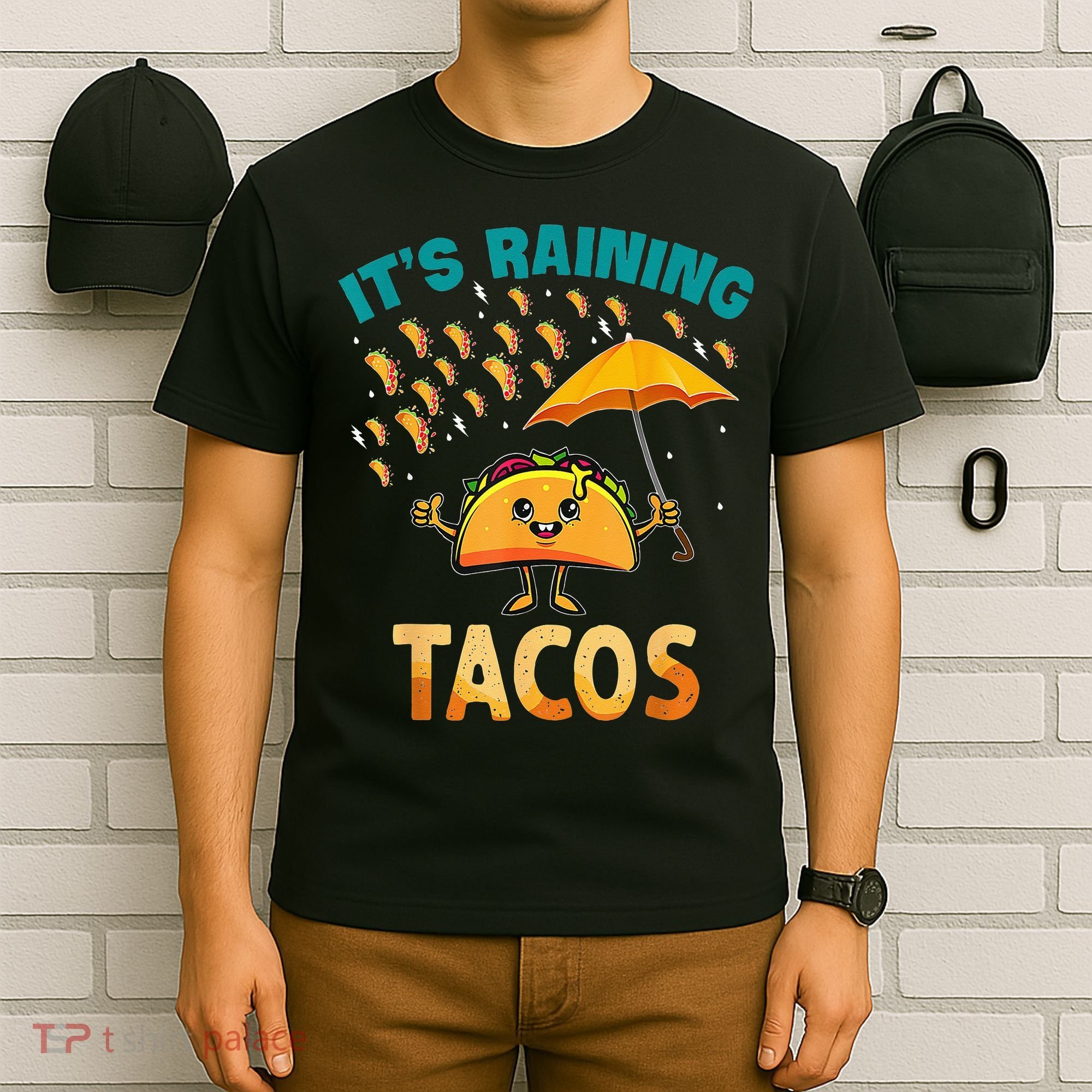 It Is Raining Tacos Funny Taco Kids T-Shirt