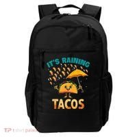 It Is Raining Tacos Funny Taco Kids Backpack thumb 0