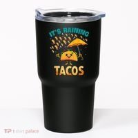 It Is Raining Tacos Funny Taco Kids Tumbler thumb 0