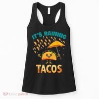 It Is Raining Tacos Funny Taco Kids Women's Tank Top thumb 0
