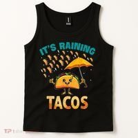 It Is Raining Tacos Funny Taco Kids Tank Top thumb 2