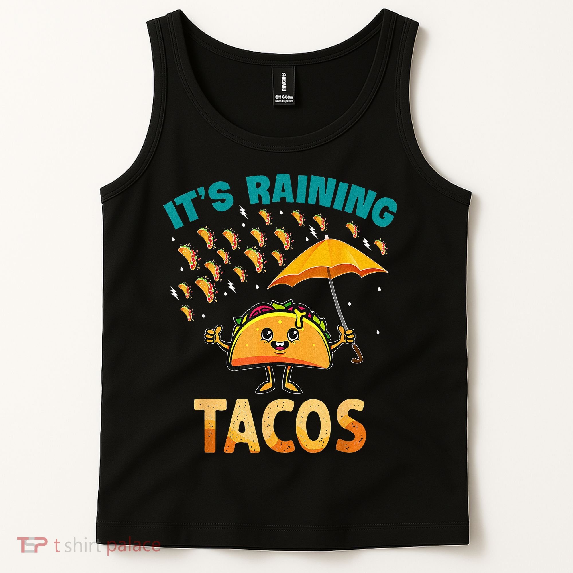 It Is Raining Tacos Funny Taco Kids Tank Top