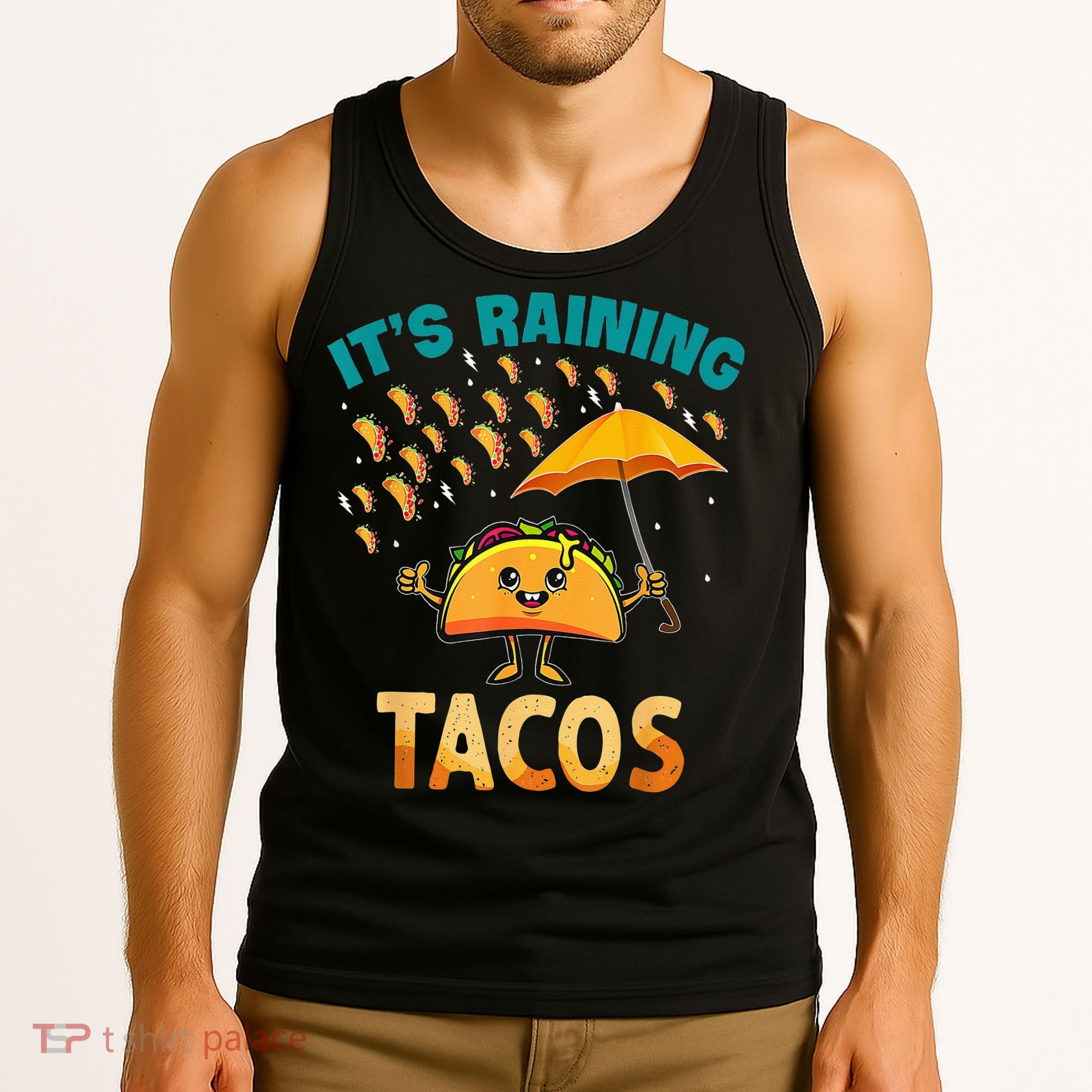 It Is Raining Tacos Funny Taco Kids Tank Top
