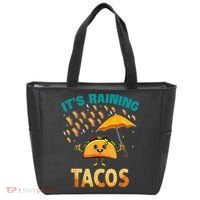 It Is Raining Tacos Funny Taco Kids Tote Bag thumb 0