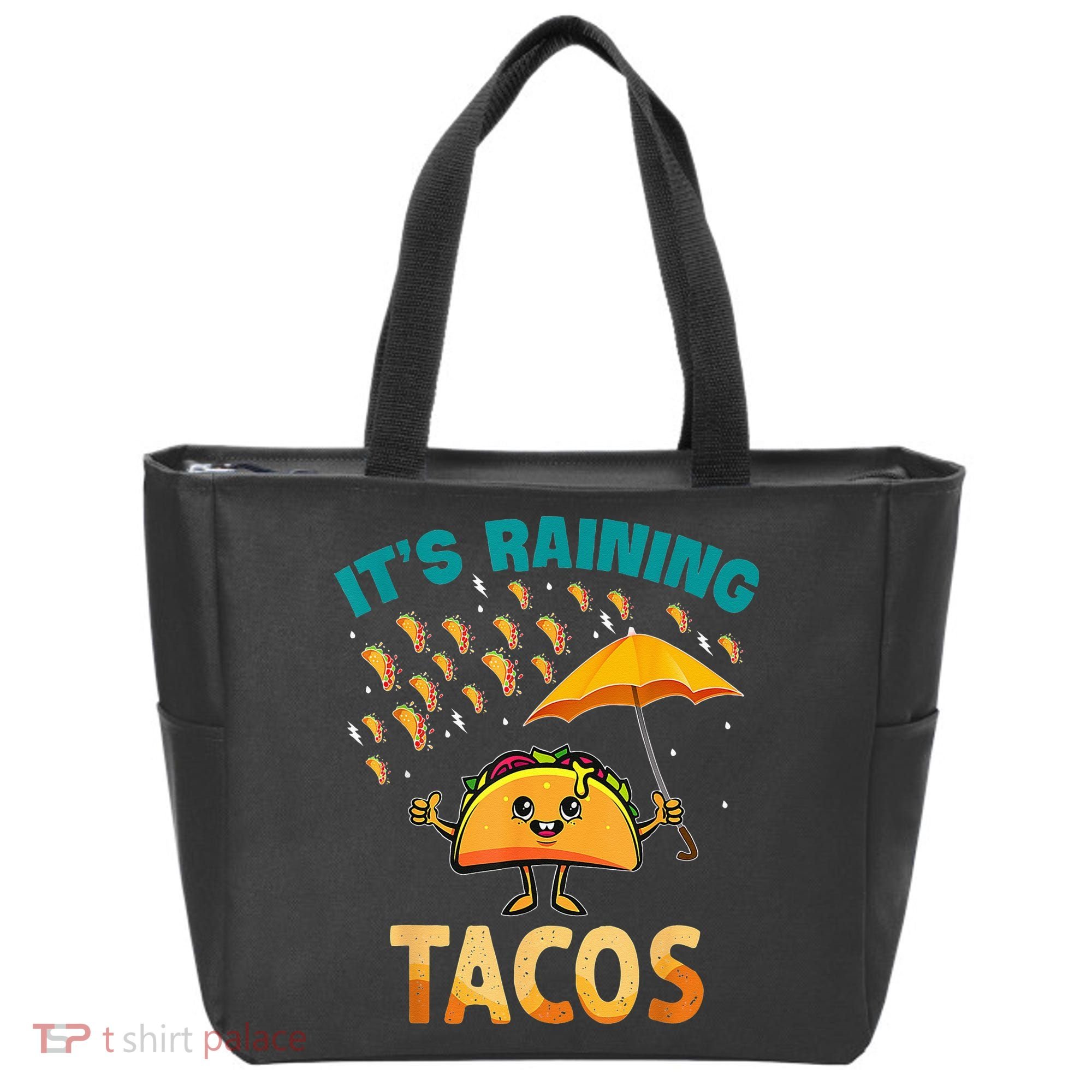 It Is Raining Tacos Funny Taco Kids Tote Bag