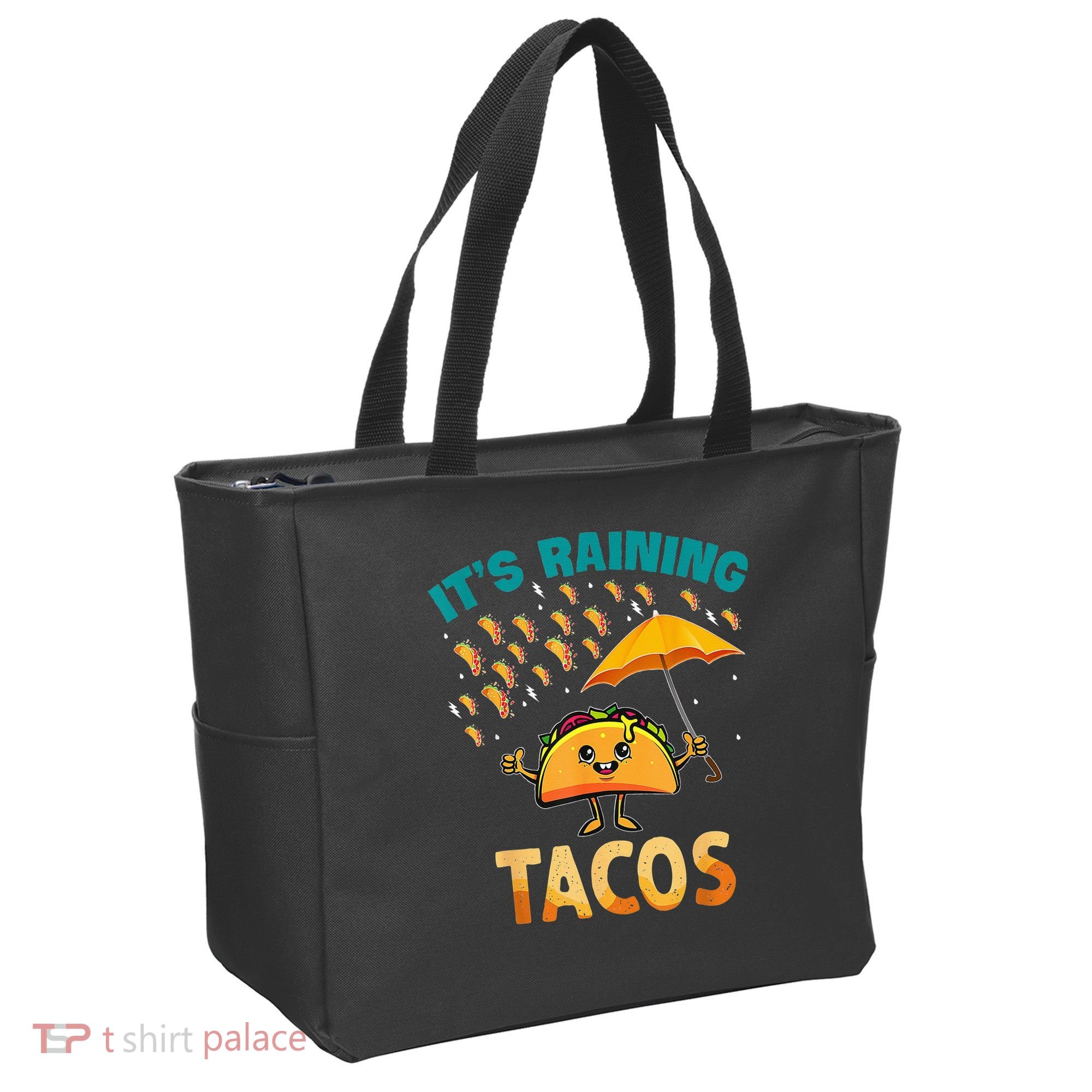 It Is Raining Tacos Funny Taco Kids Tote Bag