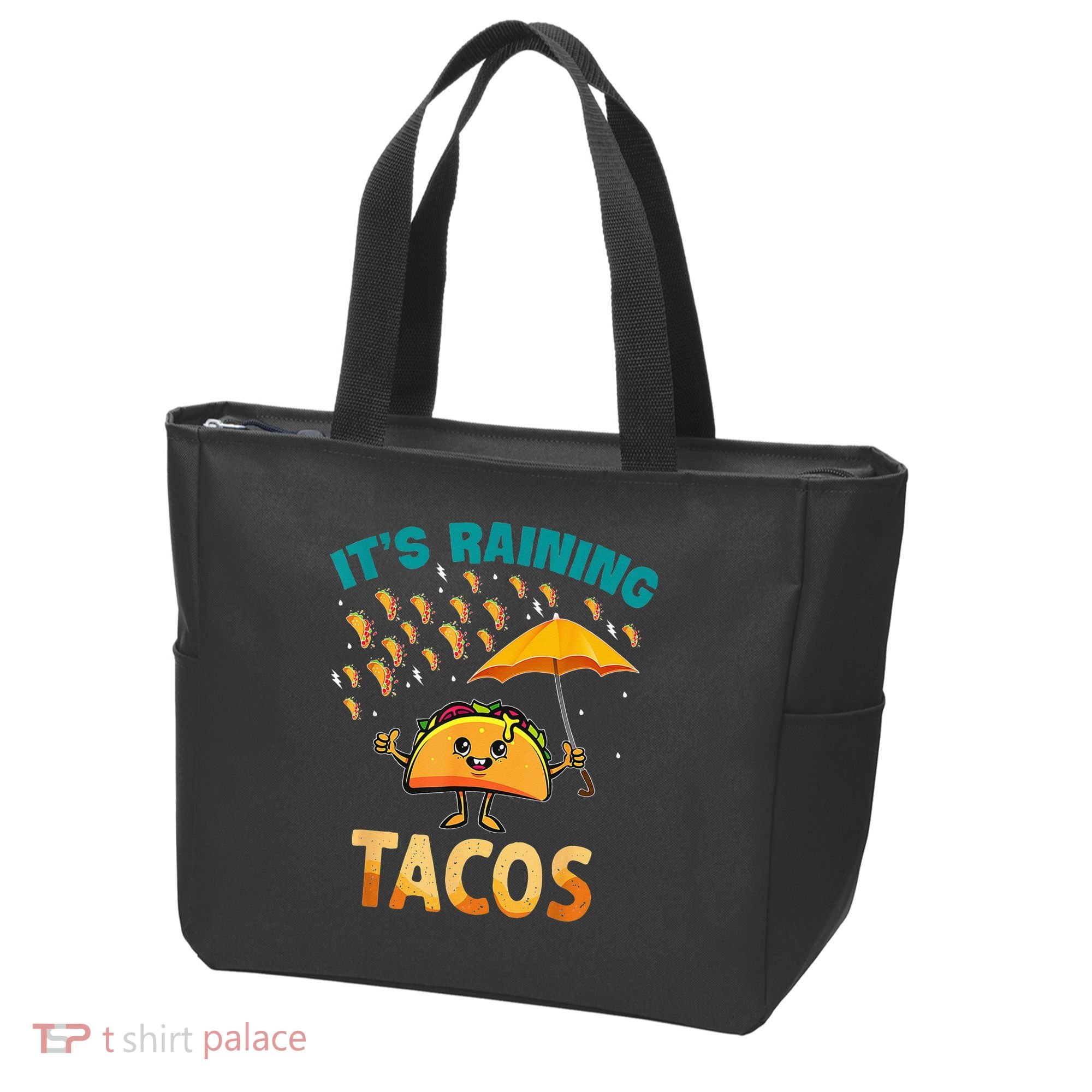 It Is Raining Tacos Funny Taco Kids Tote Bag