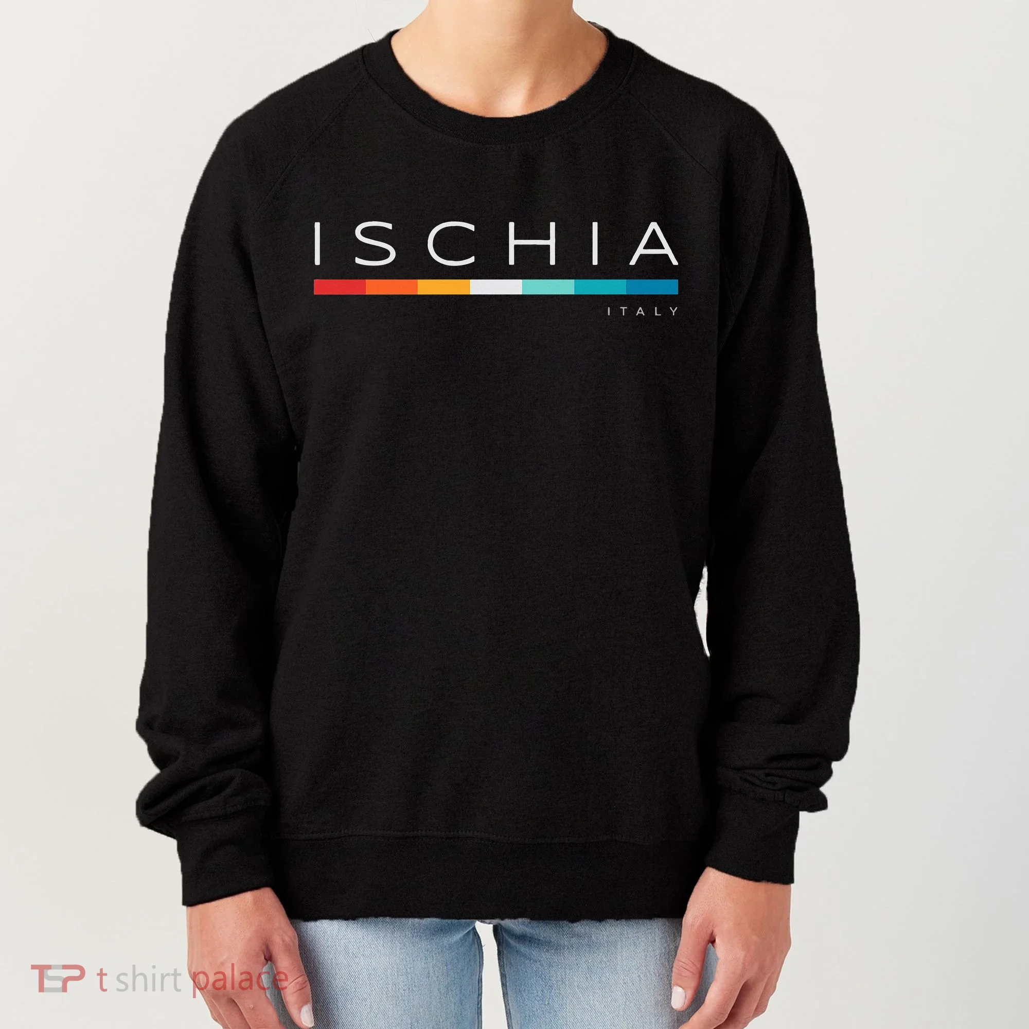 Ischia Italy Retro Women's Sweatshirt