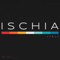 Ischia Italy Retro USA-Made Doggie Bandana thumb 2