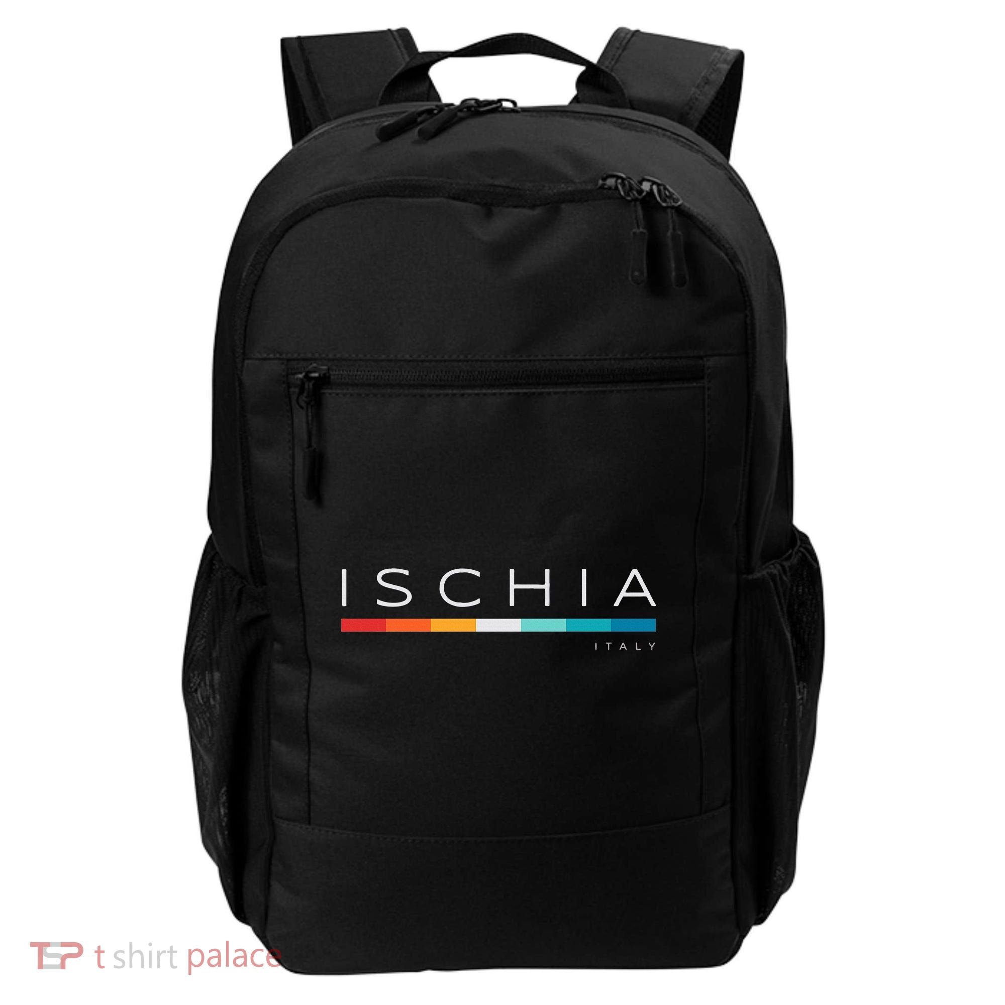 Ischia Italy Retro Backpack
