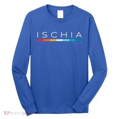 Ischia Italy Retro Long Sleeve Shirt