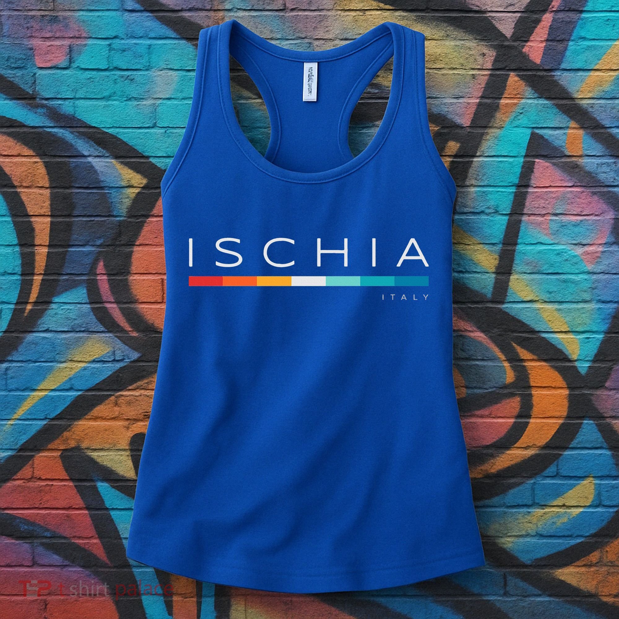 Ischia Italy Retro Women's Tank Top