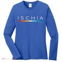 Ischia Italy Retro Women's Long Sleeve Shirt thumb 0
