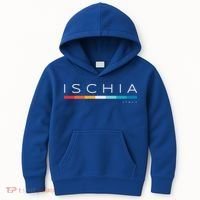 Ischia Italy Retro Kids Hoodie thumb 0