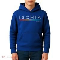 Ischia Italy Retro Kids Hoodie thumb 4