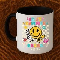 Is It Summer Break Yet Teacher Groovy Coffee Mug thumb 2