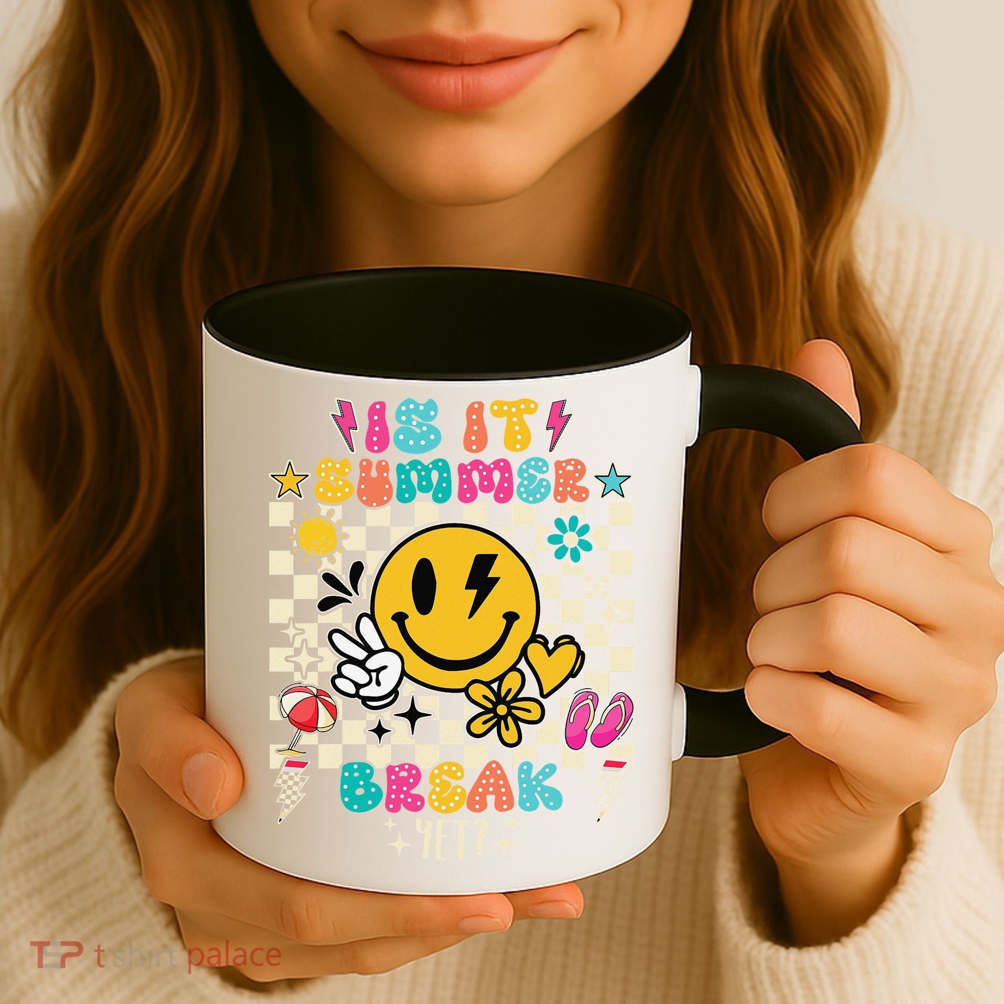 Is It Summer Break Yet Teacher Groovy Coffee Mug