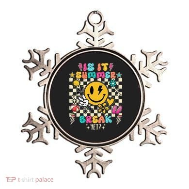 Is It Summer Break Yet Teacher Groovy Ornament