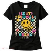 Is It Summer Break Yet Teacher Groovy Women's T-Shirt thumb 0