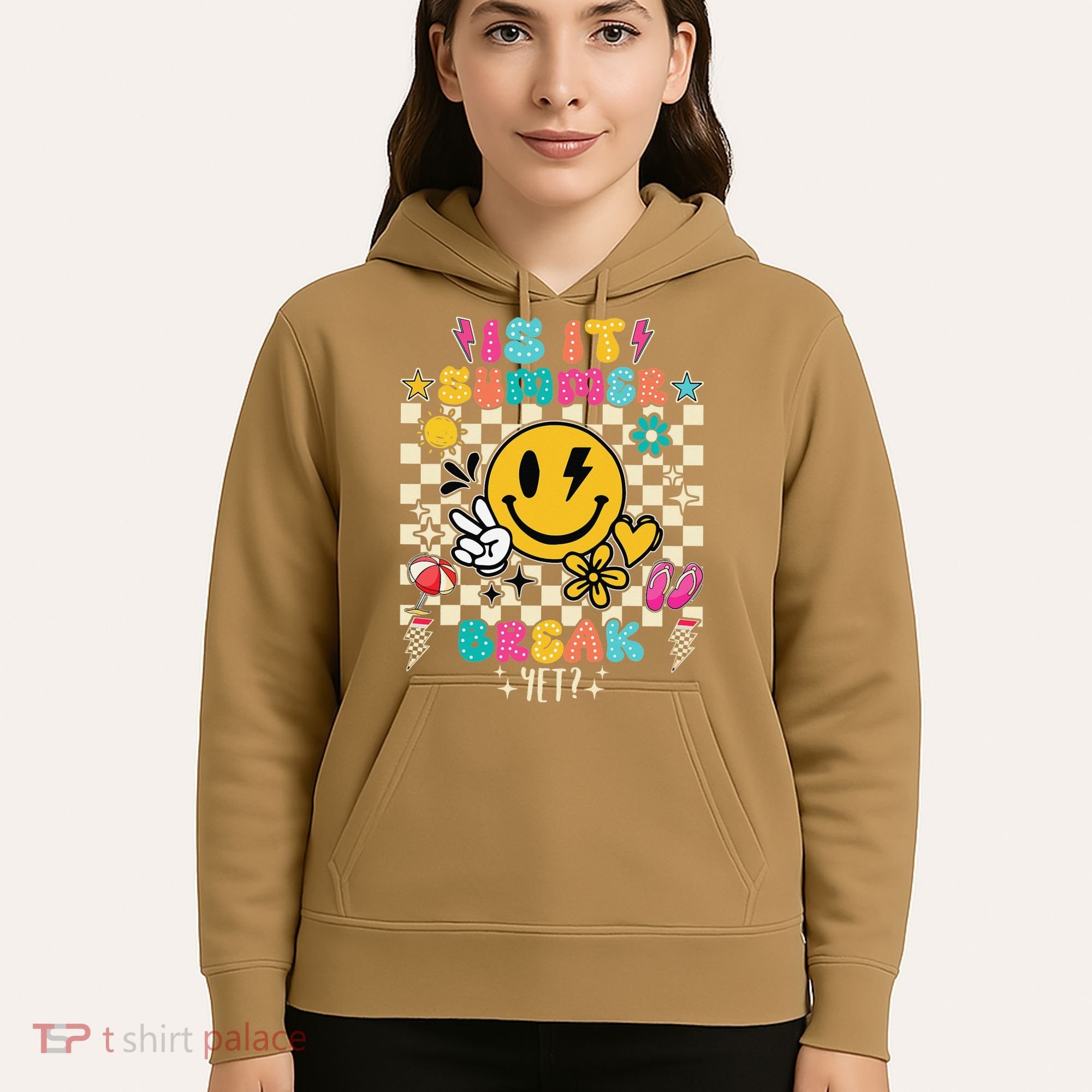 Is It Summer Break Yet Teacher Groovy Hoodie