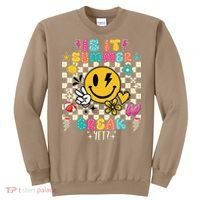 Is It Summer Break Yet Teacher Groovy Sweatshirt thumb 0