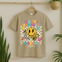 Is It Summer Break Yet Teacher Groovy T-Shirt thumb 2