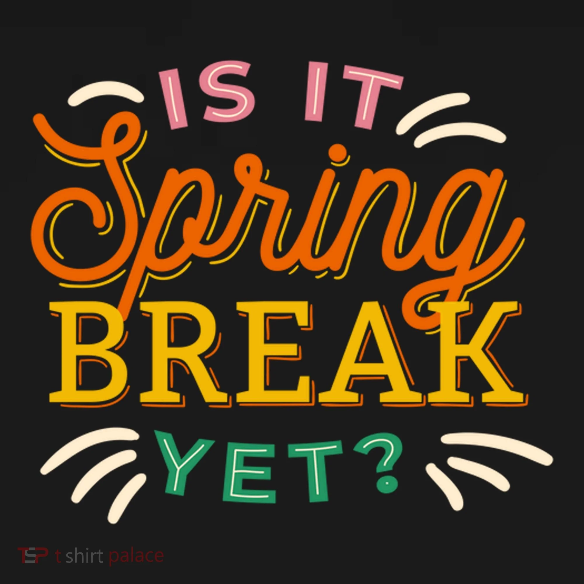 Is It Spring Break Yet Doggie Tank