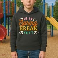 Is It Spring Break Yet Kids Hoodie thumb 2