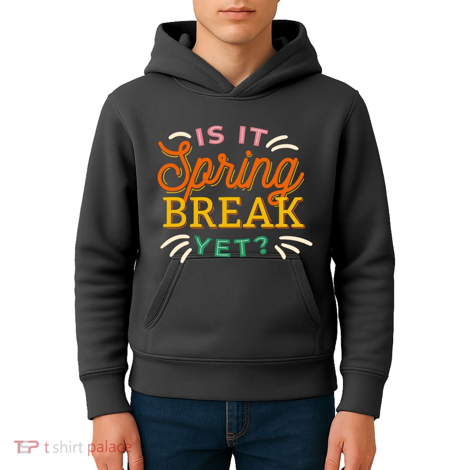 Is It Spring Break Yet Kids Hoodie