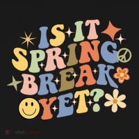 Is It Spring Break Yet? Groovy Retro Vacation Teacher Flower Women's Hoodie thumb 2