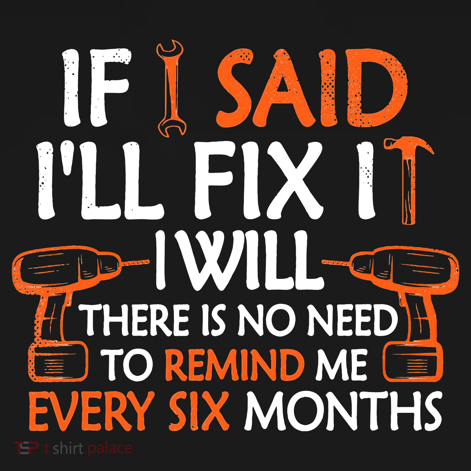 If I Said I'll Fix it I Will Funny Mechanic Handyman Tools Mousepad