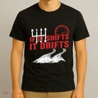 If It Shifts It Drifts Drift Cars Drifting Gift T-Shirt thumb 3